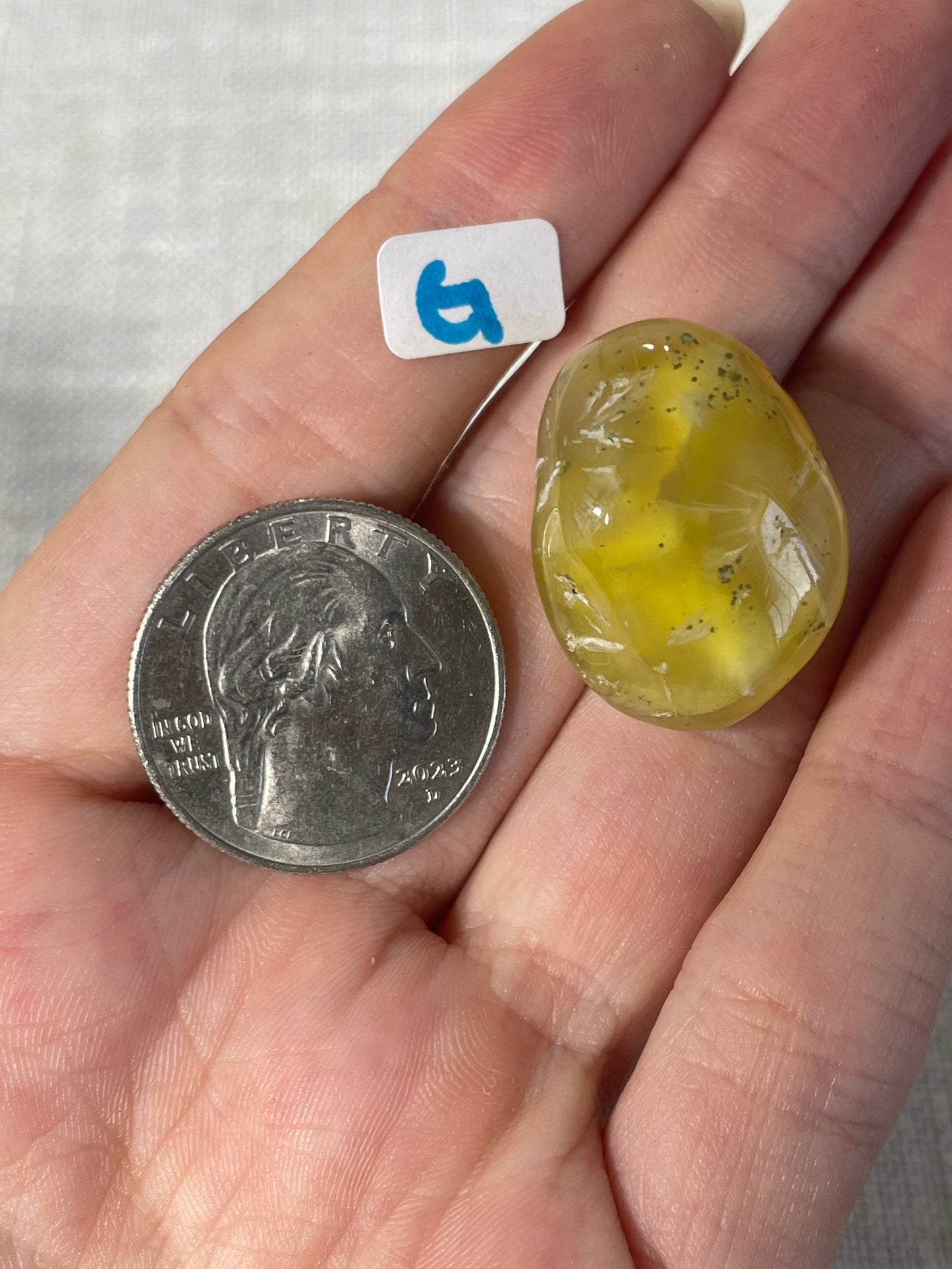 Lemon Prehnite Wave Hill Australia