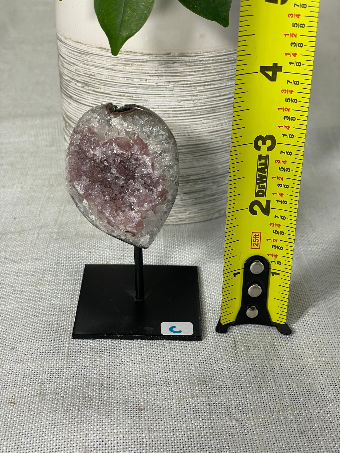 Amethyst on Metal Stand