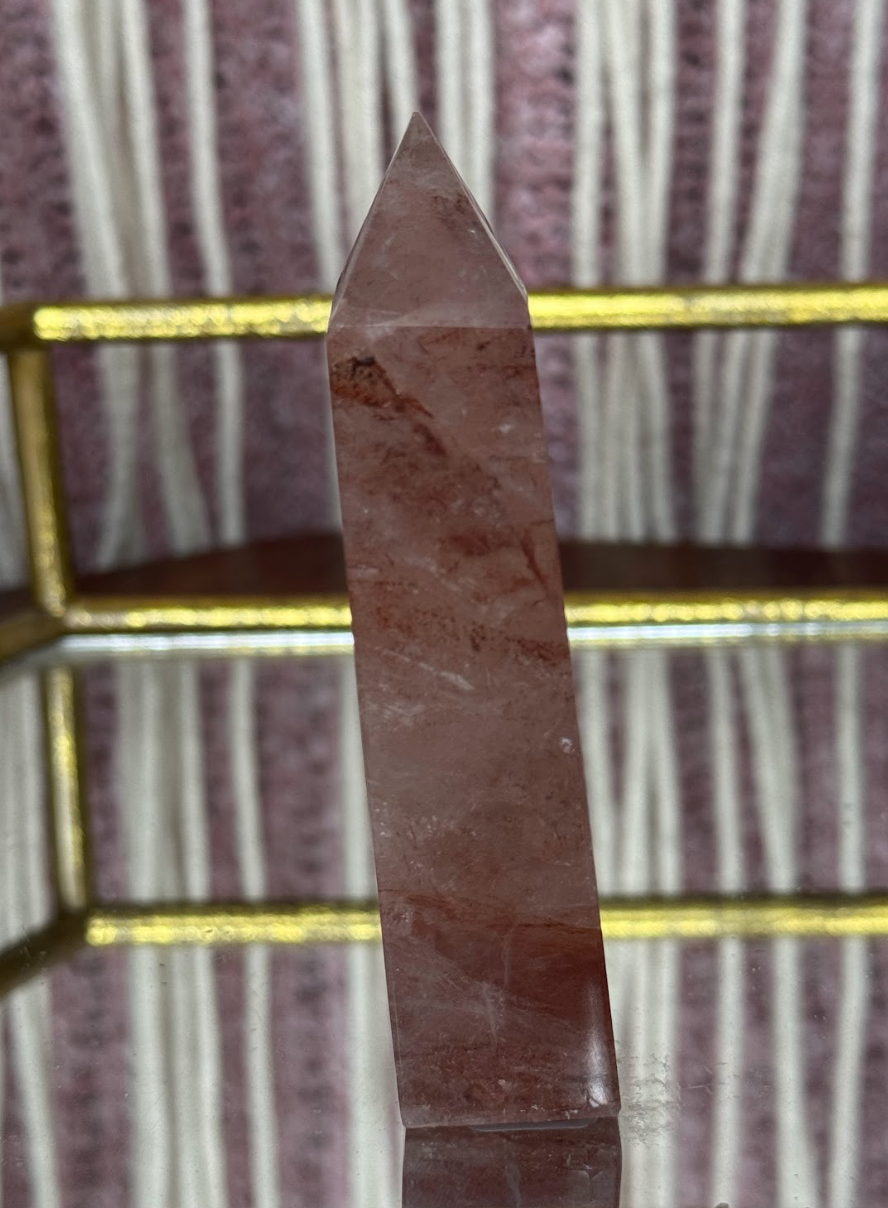 Fire Quartz Polished Tower