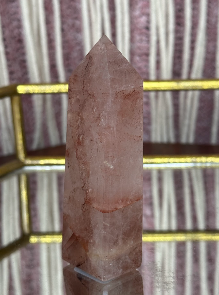 Fire Quartz Polished Tower