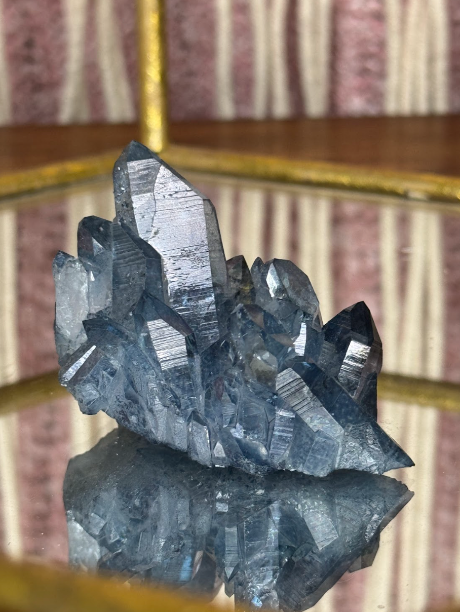 Cornflower Blue Aura Quartz
