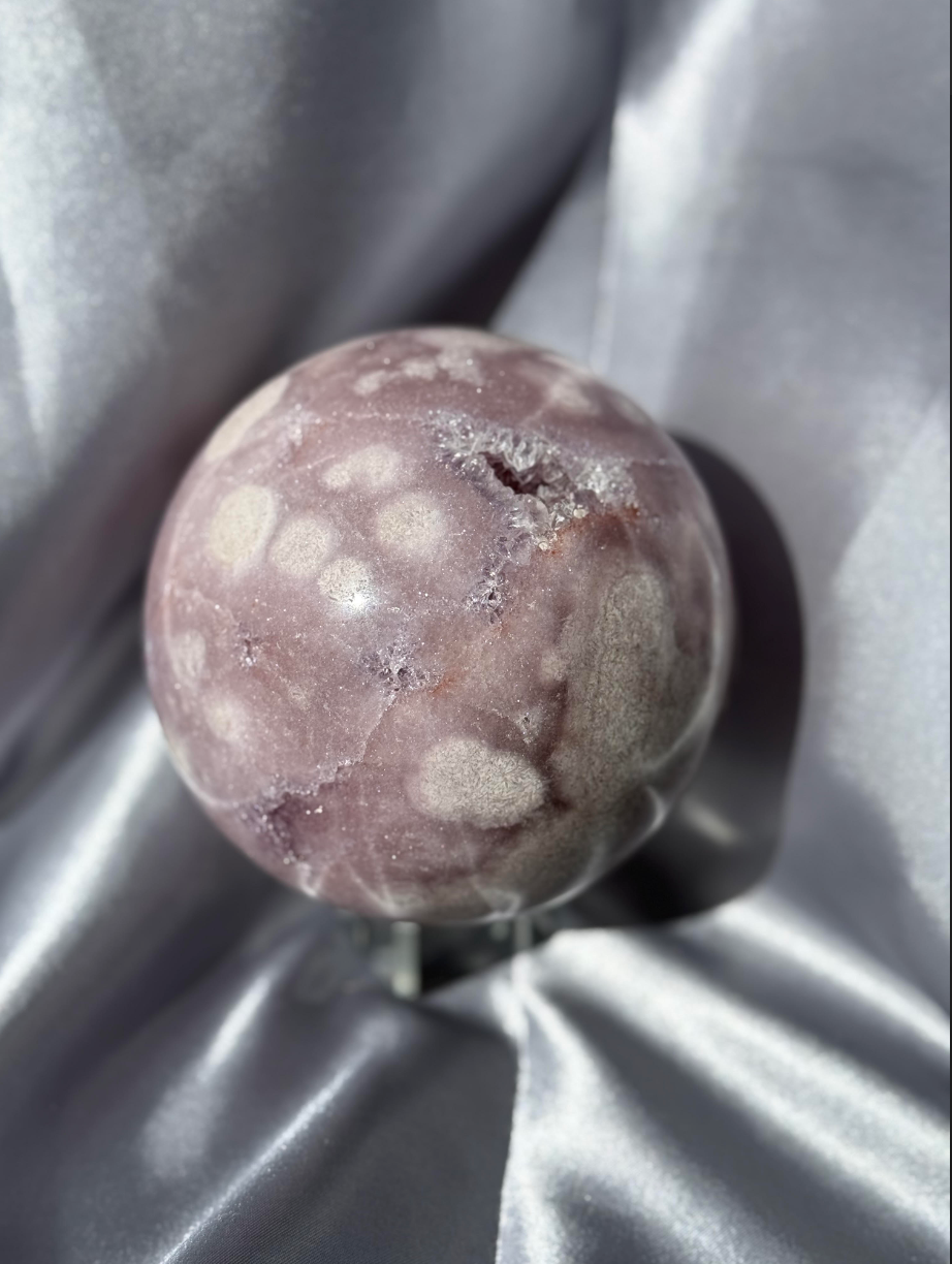 Large Pink Amethyst Sphere