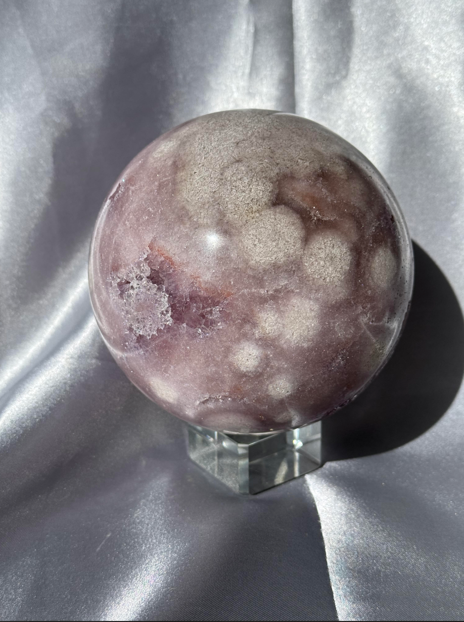 Large Pink Amethyst Sphere