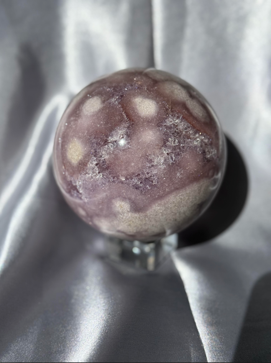 Large Pink Amethyst Sphere
