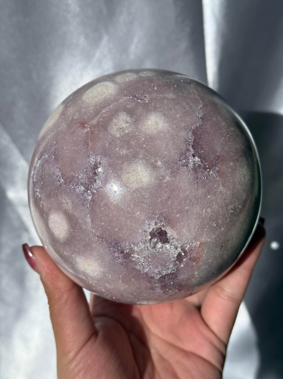 Large Pink Amethyst Sphere
