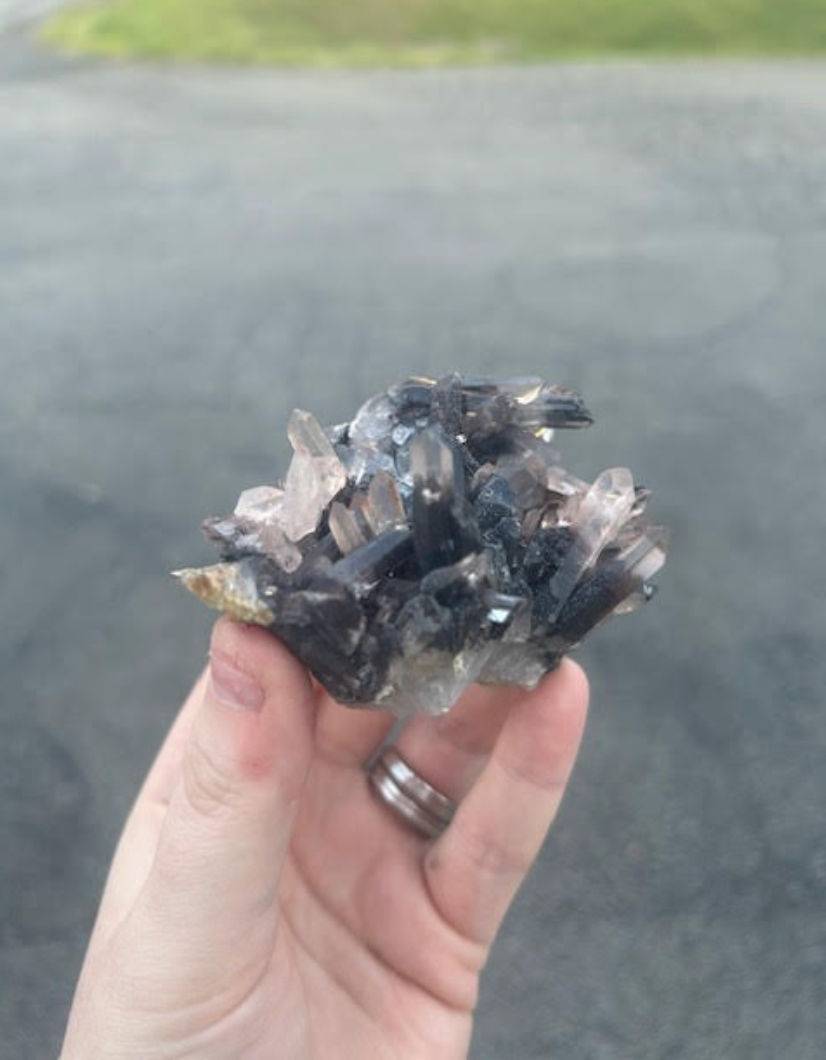 Hematite Included Dragon Quartz