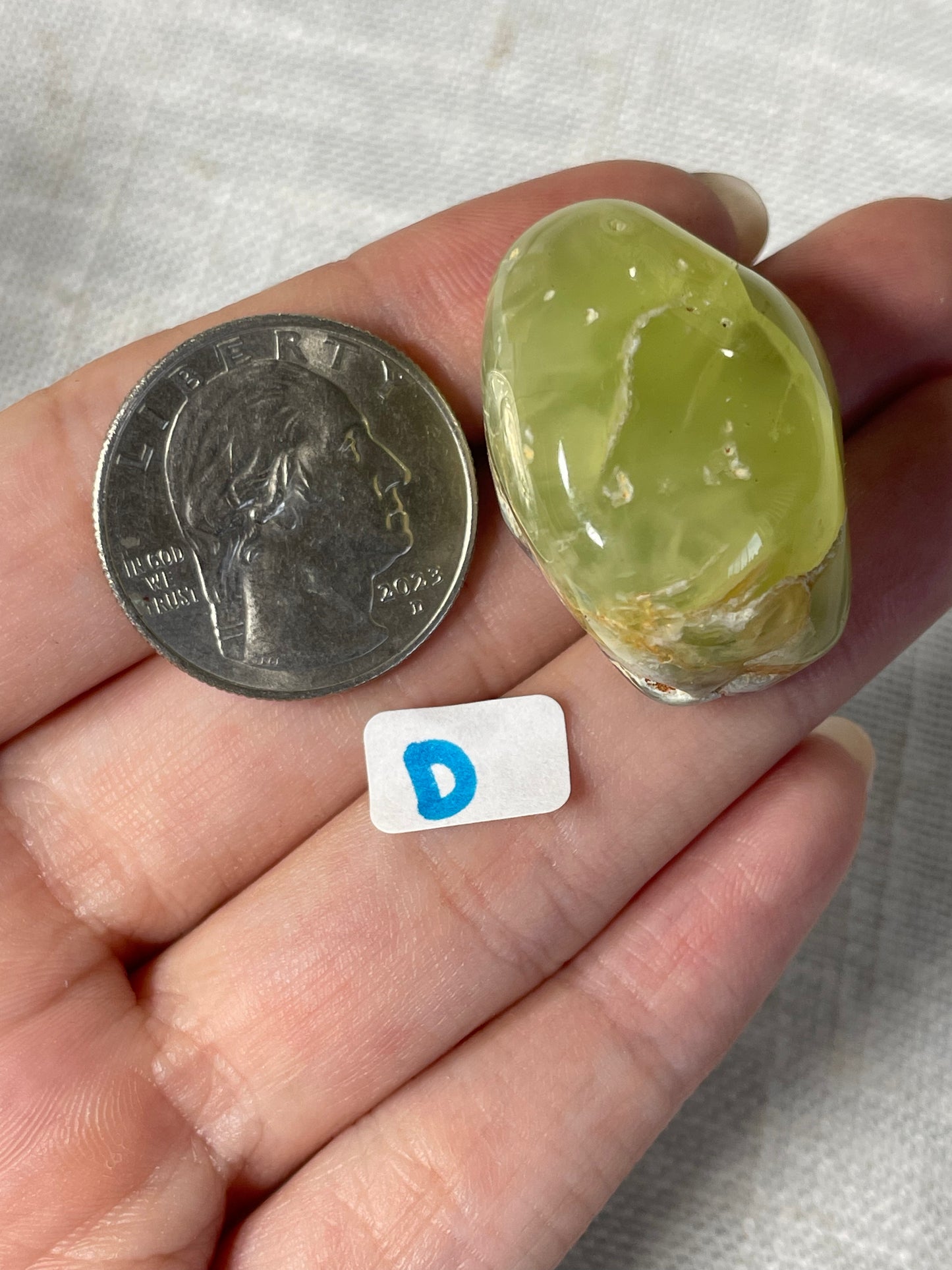 Lemon Prehnite Wave Hill Australia