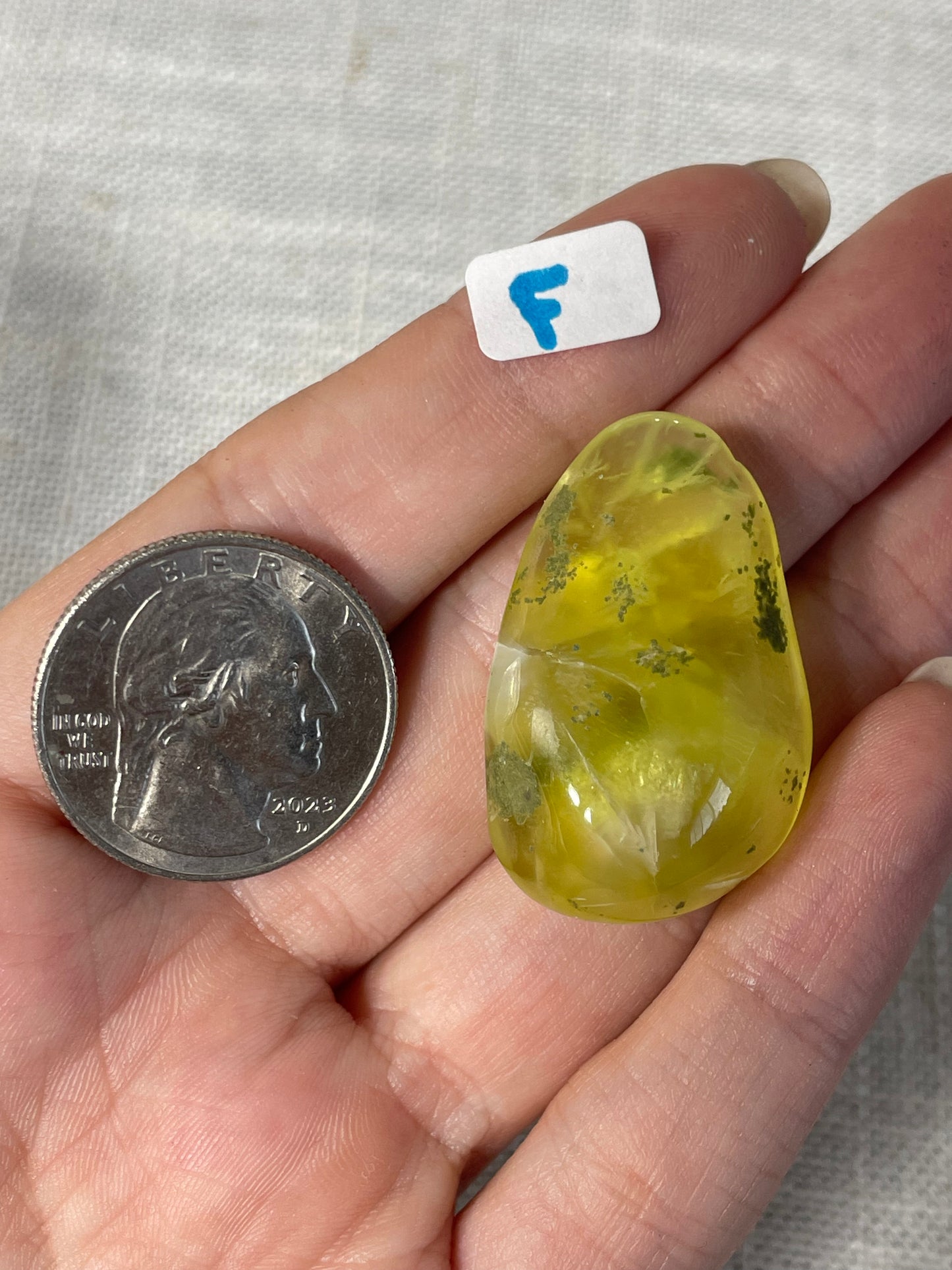 Lemon Prehnite Wave Hill Australia