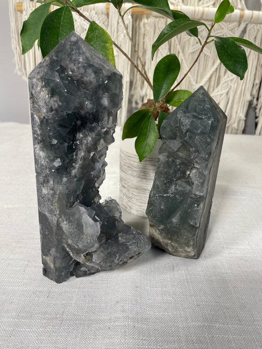 Fluorite Specimen Towers