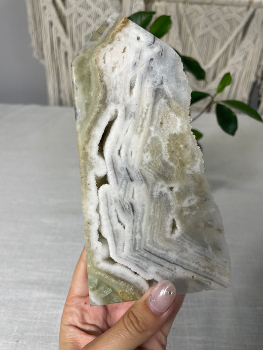 Druzy Fluorite Tower