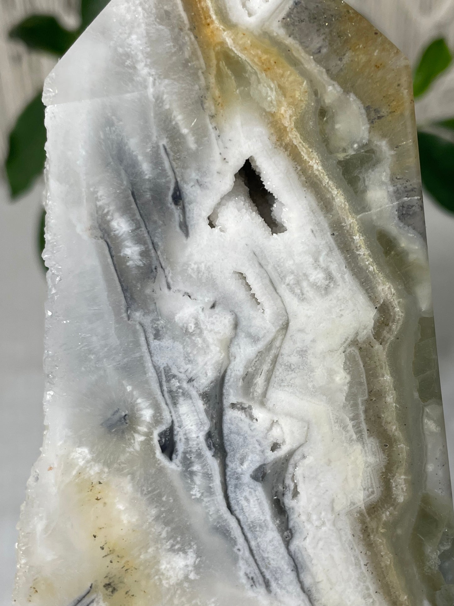 Druzy Fluorite Tower