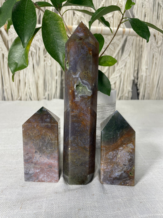 Moss Agate Towers