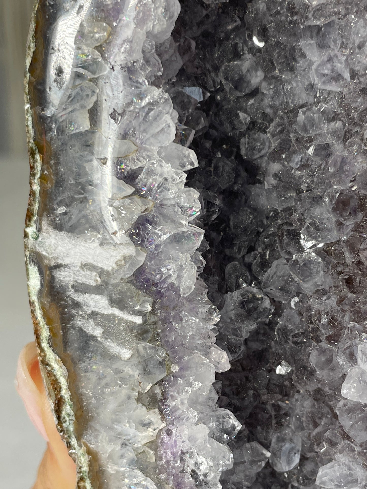 Amethyst on Metal Stand