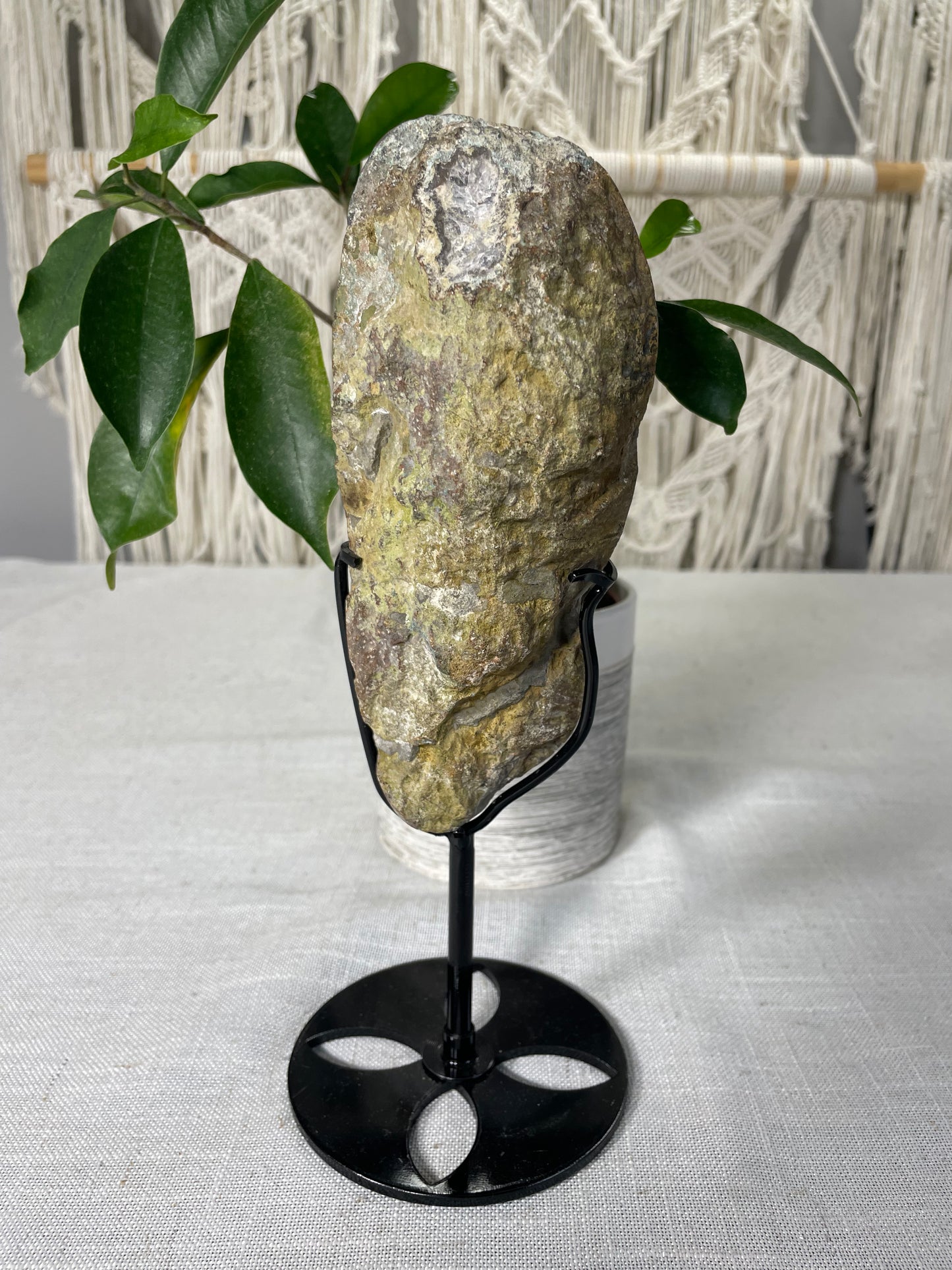Amethyst on Metal Stand