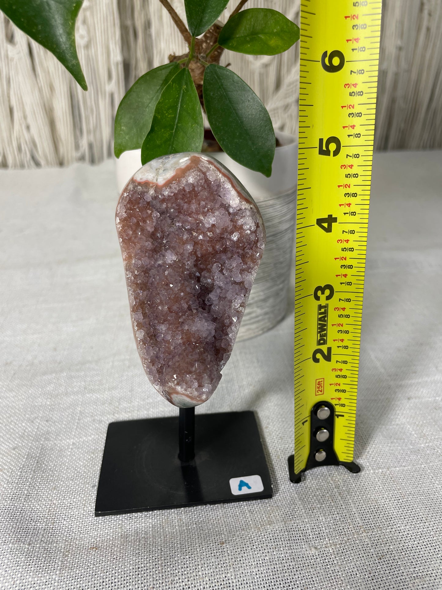 Amethyst on Metal Stand