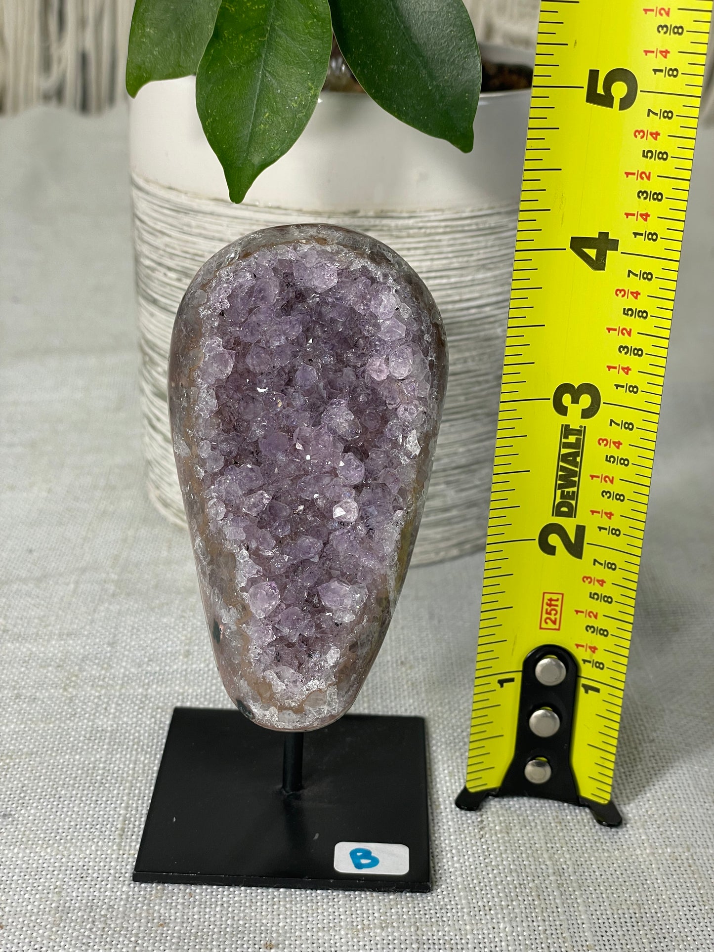 Amethyst on Metal Stand
