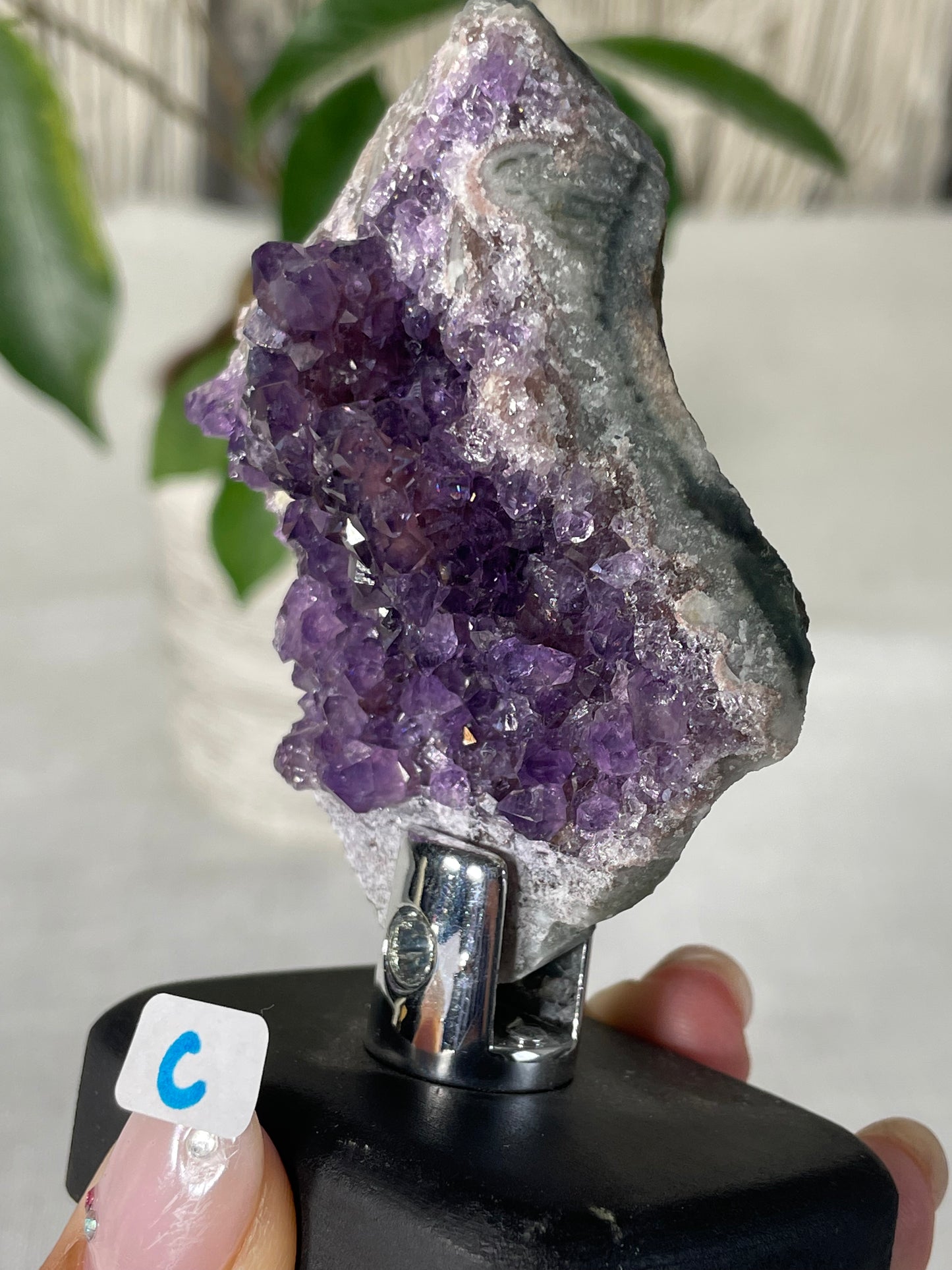 Amethyst on Base