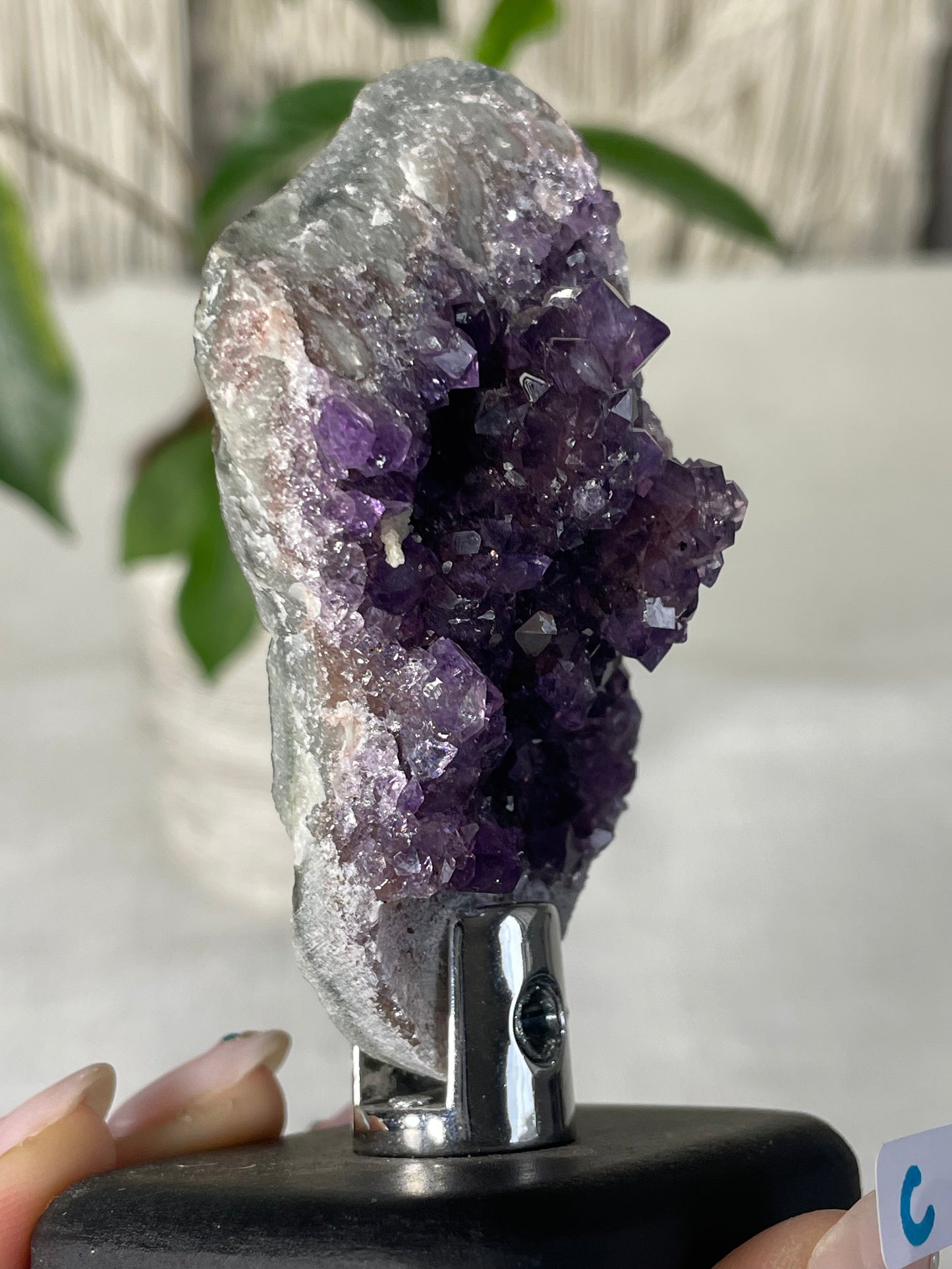Amethyst on Base