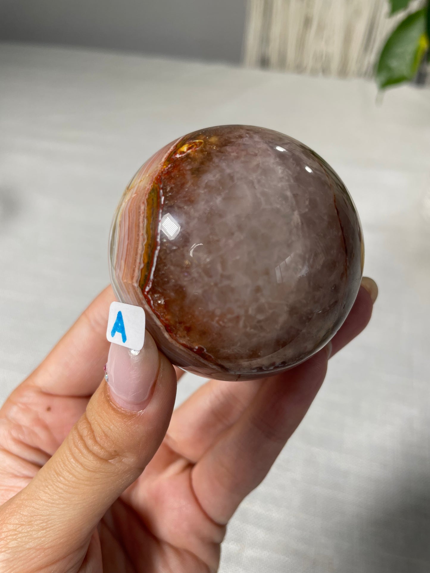 Amethyst with Mexican Lace Agate Spheres