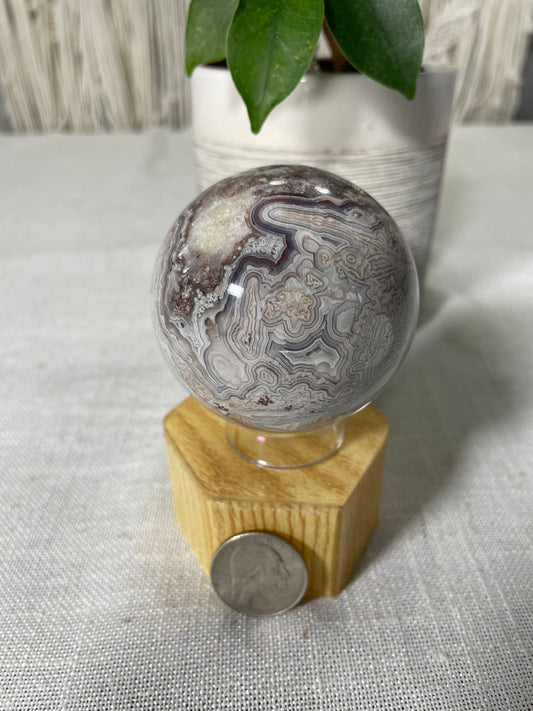 Mexican Lace Agate Sphere