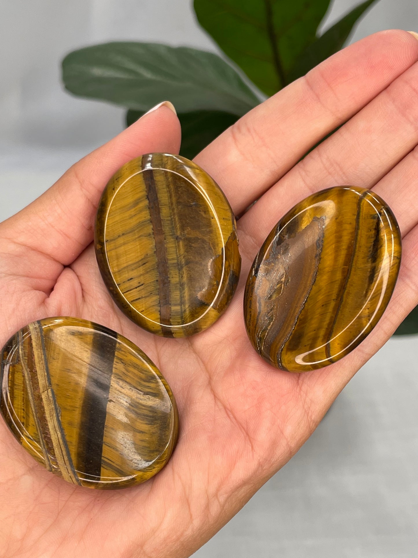 Tiger's Eye Worry Stone