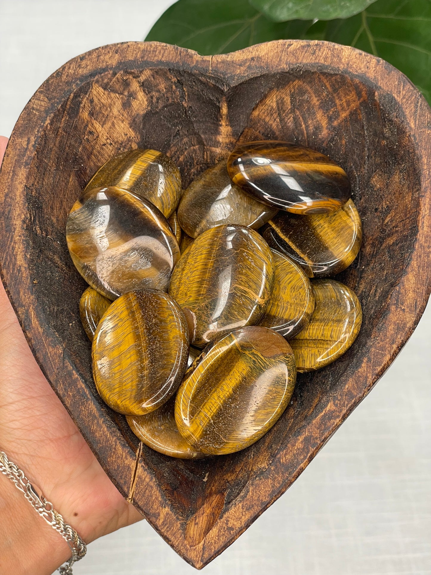 Tiger's Eye Worry Stone