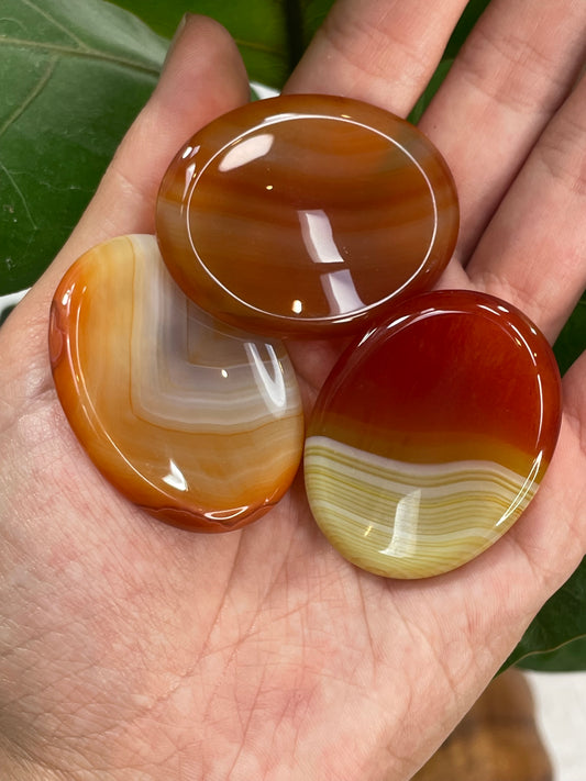 Carnelian Worry Stones