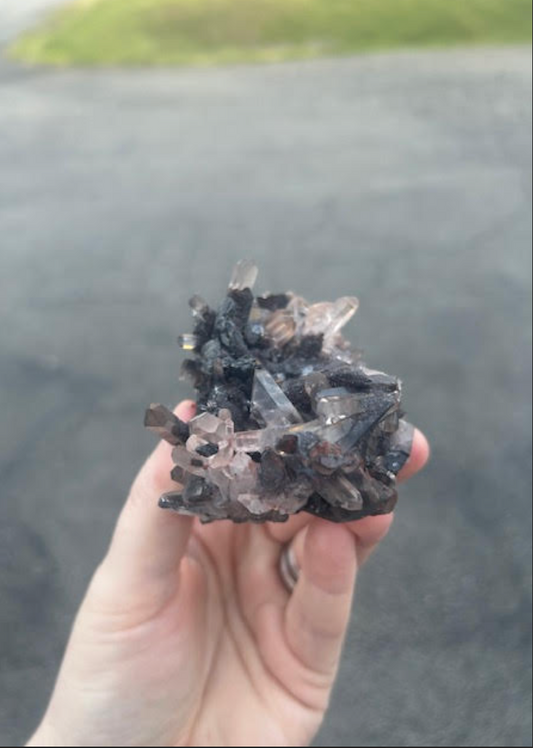 Hematite Included Dragon Quartz